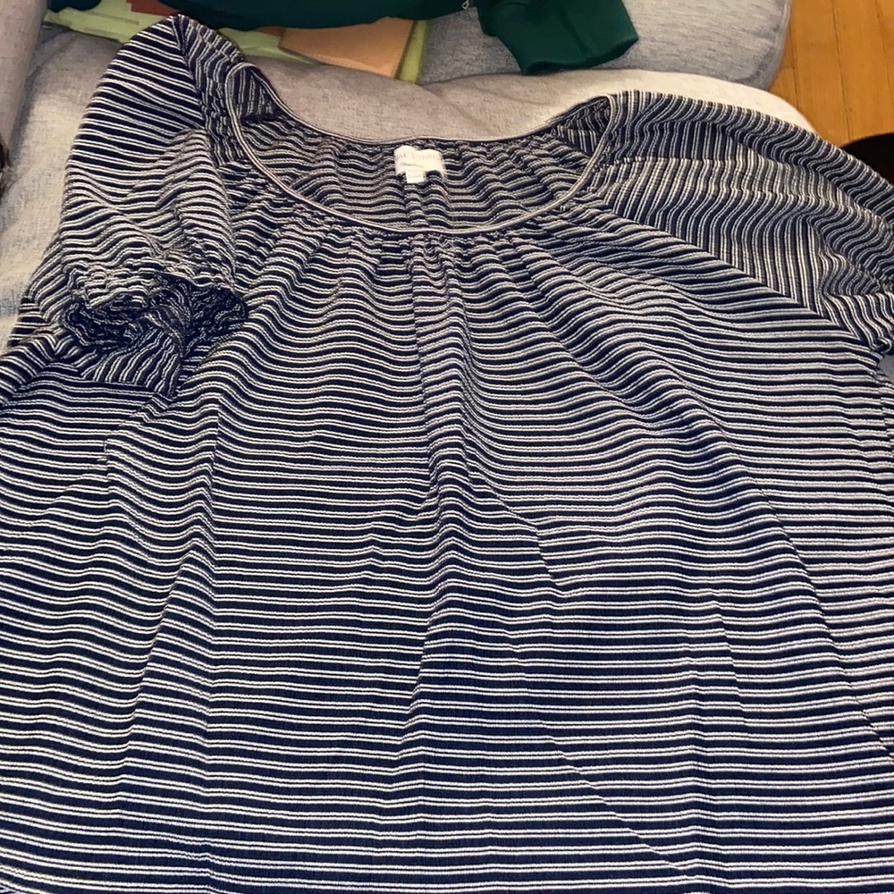 Madewell stripped crop top
